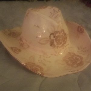 Pink sequined cowboy (girl) hat